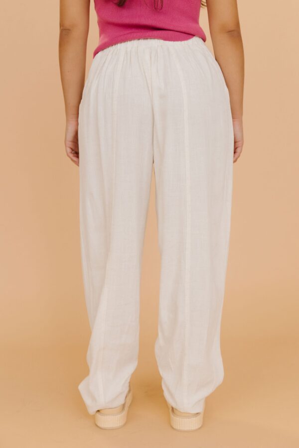 THE TRISTEN BARREL PANTS IN OATMEAL - Image 6