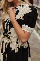 THE MICHELLE MIDI DRESS IN BLACK