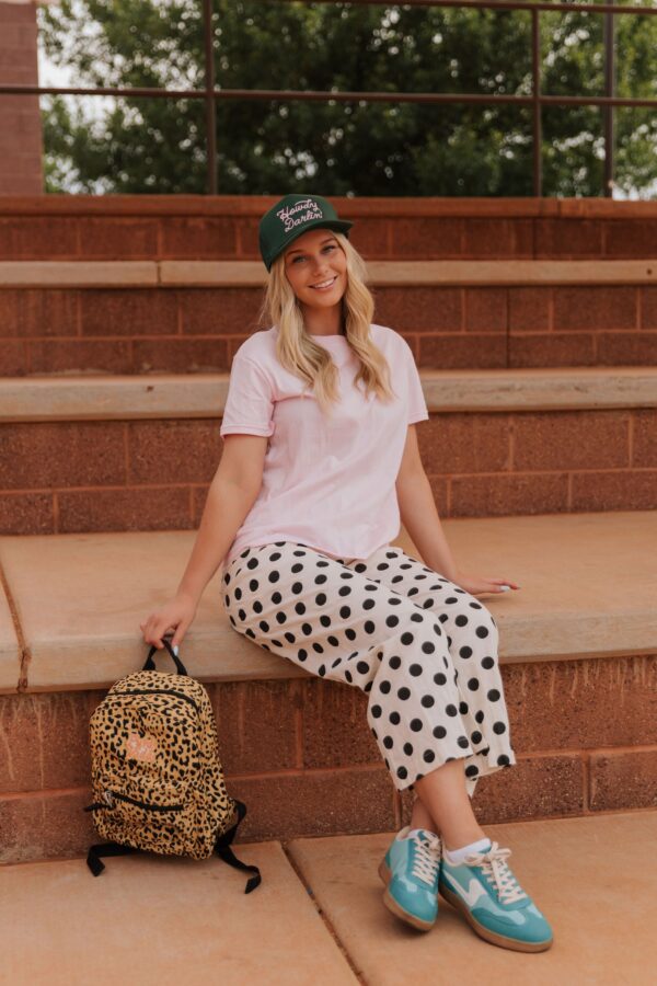 THE SALLIE POLKA DOT PANTS IN BLACK - Image 6