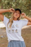 THE READING GHOSTS TEE IN WHITE