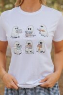 THE READING GHOSTS TEE IN WHITE