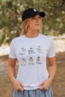 THE READING GHOSTS TEE IN WHITE