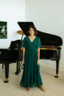 THE SERAFINA MAXI DRESS IN GREEN