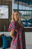 THE MEREDITH MAXI DRESS IN WINE